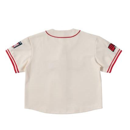 [TANNED X WOLVES FITNESS COLLECTION] Outrun The Ordinary Racetrack Jersey – Oyster White